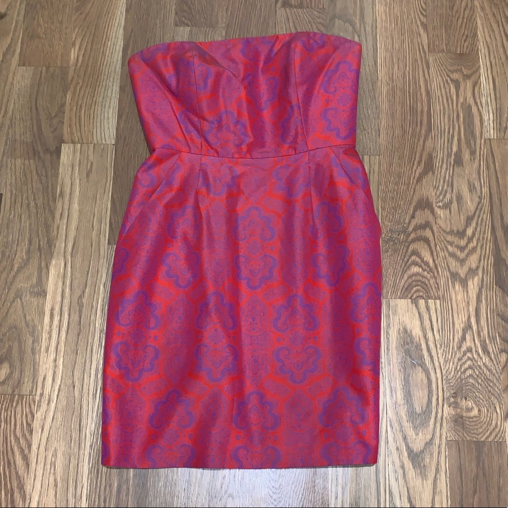 J.Crew strapless dress size 0 - pink - Picture 3 of 7